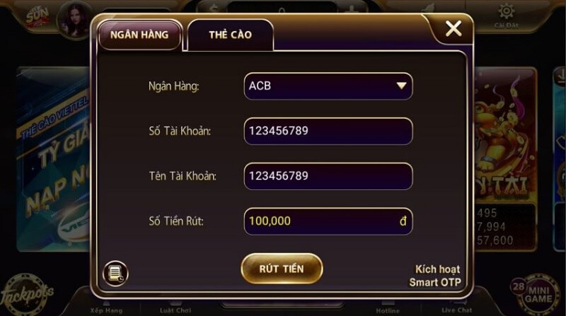 Rút tiền từ cổng game về tài khoản siêu tốc